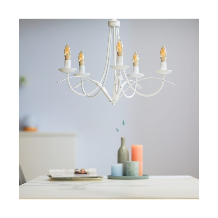 LED Stmívatelná žárovka VINTAGE FILAMENT C35 E14/4,9W/230V 2000-5000K CRI 90 Wi-Fi - WiZ