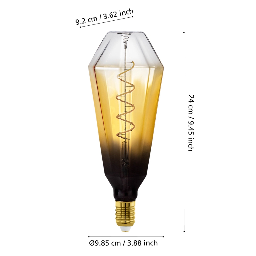 LED Stmívatelná žárovka VINTAGE E27/4W/230V 1700K béžová - Eglo 110236