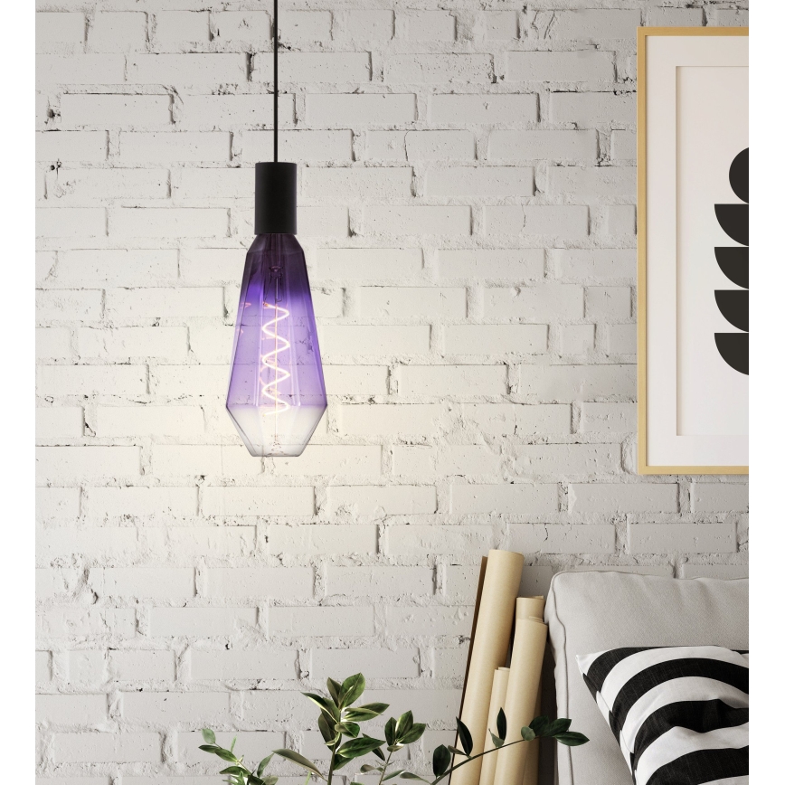 LED Stmívatelná žárovka VINTAGE E27/4W/230V 1800K fialová - Eglo 110237