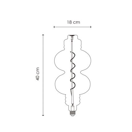 LED Stmívatelná žárovka VINTAGE EDISON E27/4W/230V 2200K CRI 90