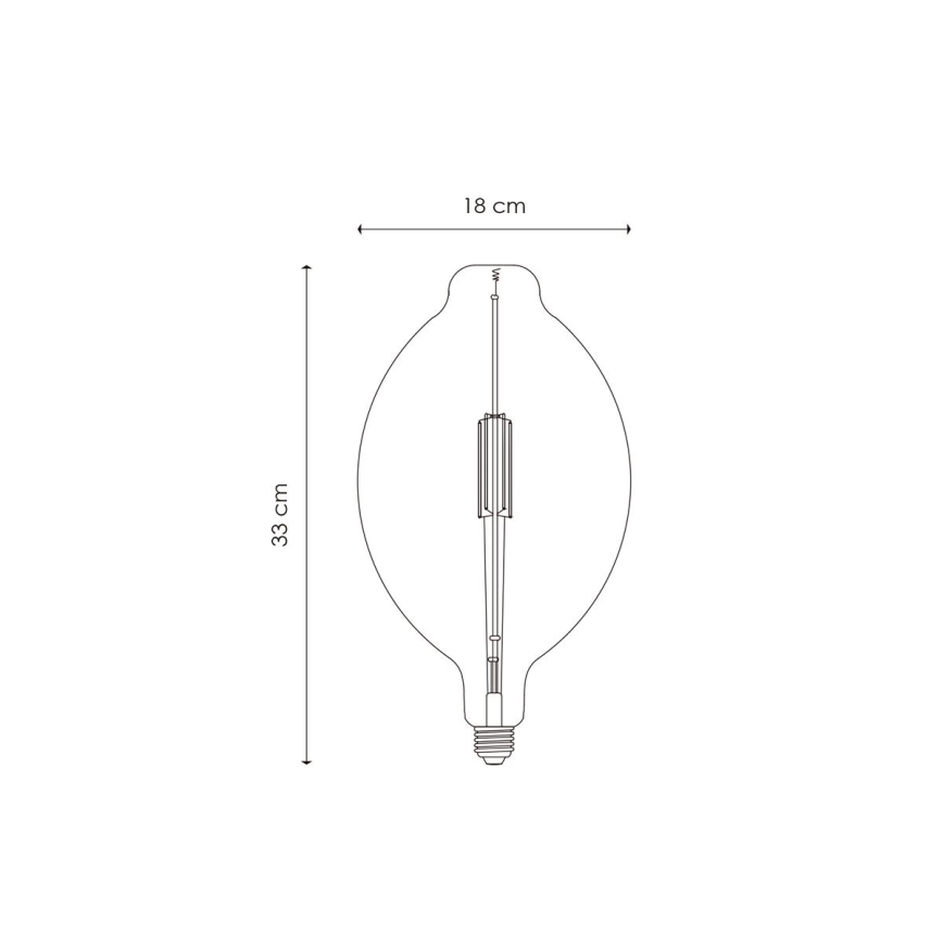 LED Stmívatelná žárovka VINTAGE EDISON E27/4W/230V 3000K