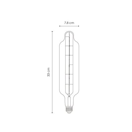 LED Stmívatelná žárovka VINTAGE EDISON E27/5W/230V 1800K