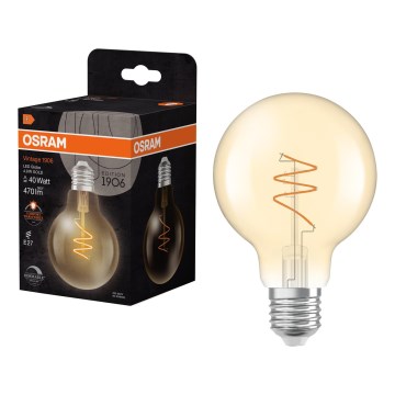 LED Stmívatelná žárovka VINTAGE FILAMENT E27/4,9W/230V 2200K CRI 90 - Osram