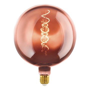 LED Stmívatelná žárovka VINTAGE G200 E27/4W/230V 1600K měděná - Eglo 110097
