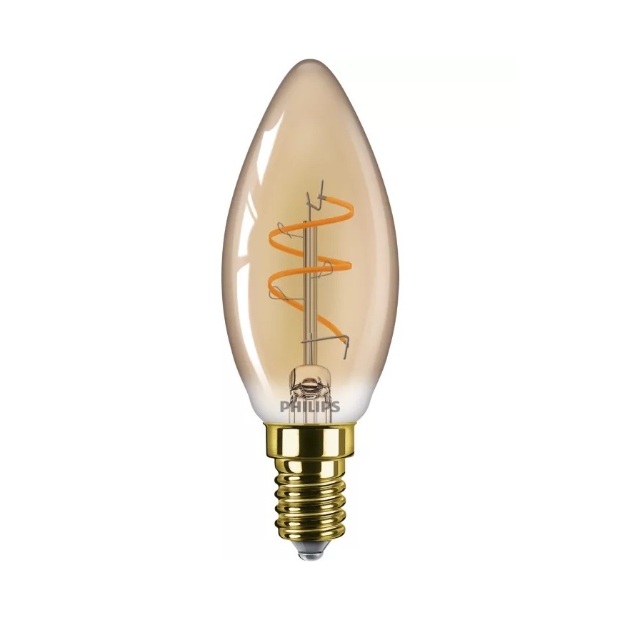 LED Stmívatelná žárovka VINTAGE Philips B35 E14/3,1W/230V 2200K CRI 90