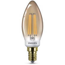 LED Stmívatelná žárovka VINTAGE Philips B35 E14/5W/230V