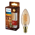 LED Stmívatelná žárovka VINTAGE Philips E14/2,5W/230V 1800K