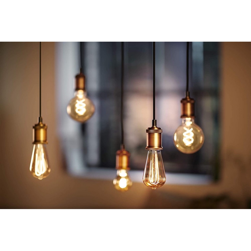 LED Stmívatelná žárovka VINTAGE Philips G93 E27/4W/230V 1800K