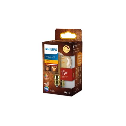 LED Stmívatelná žárovka VINTAGE Philips P45 E14/2,7W/230V 1800K