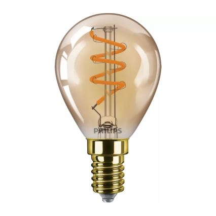 LED Stmívatelná žárovka VINTAGE Philips P45 E14/3W/230V 2200K