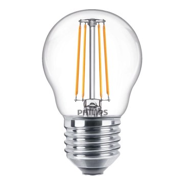 LED Stmívatelná žárovka VINTAGE Philips P45 E27/4,5W/230V 4000K