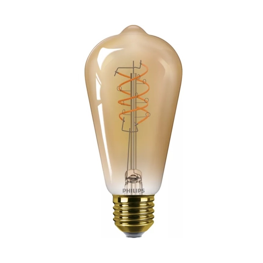 LED Stmívatelná žárovka VINTAGE Philips ST64 E27/7,3W/230V 2200K CRI 90