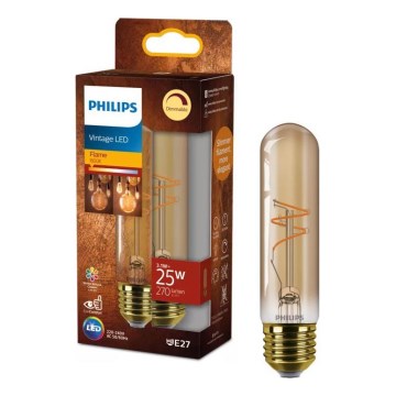 LED Stmívatelná žárovka VINTAGE Philips T30 E27/3,1W/230V 1800K