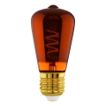 LED Stmívatelná žárovka VINTAGE ST48 E27/4W/230V 2000K červená - Eglo 110199
