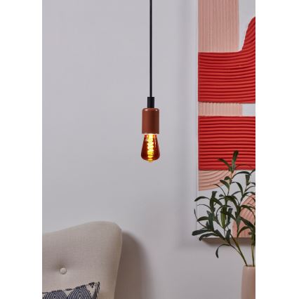 LED Stmívatelná žárovka VINTAGE ST48 E27/4W/230V 2000K červená - Eglo 110199