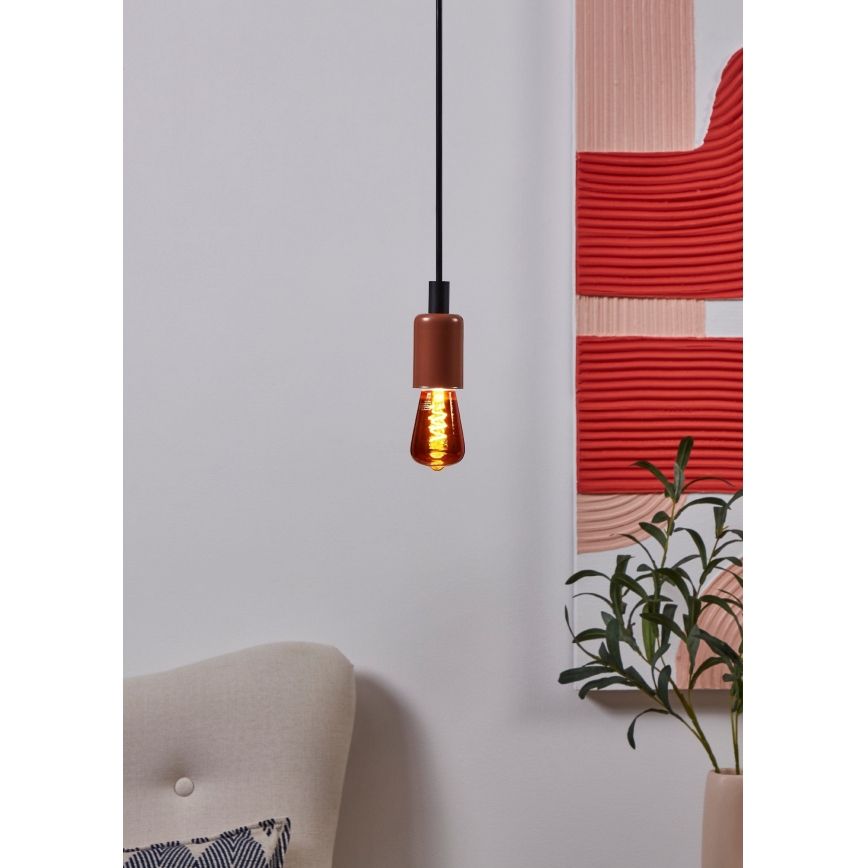 LED Stmívatelná žárovka VINTAGE ST48 E27/4W/230V 2000K červená - Eglo 110199