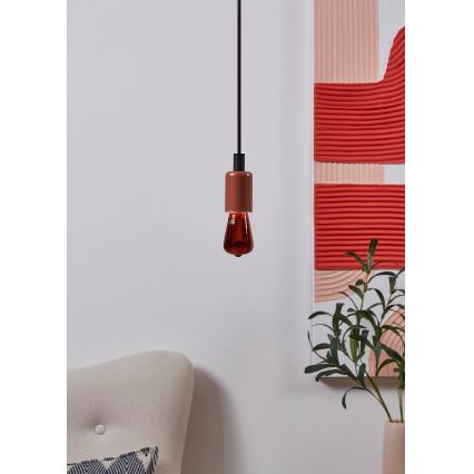 LED Stmívatelná žárovka VINTAGE ST48 E27/4W/230V 2000K červená - Eglo 110199