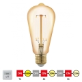 LED Stmívatelná žárovka VINTAGE ST64 E27/4W/230V 2200K - STEPDIMMING - Eglo 12863