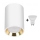 LED Stmívatelné bodové svítidlo CHLOE 1xGU10/6W/230V 2700-6500K kulatý bílá/zlatá