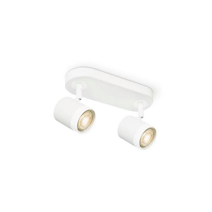 LED Stmívatelné bodové svítidlo MANU 2xGU10/5,8W/230V bílá