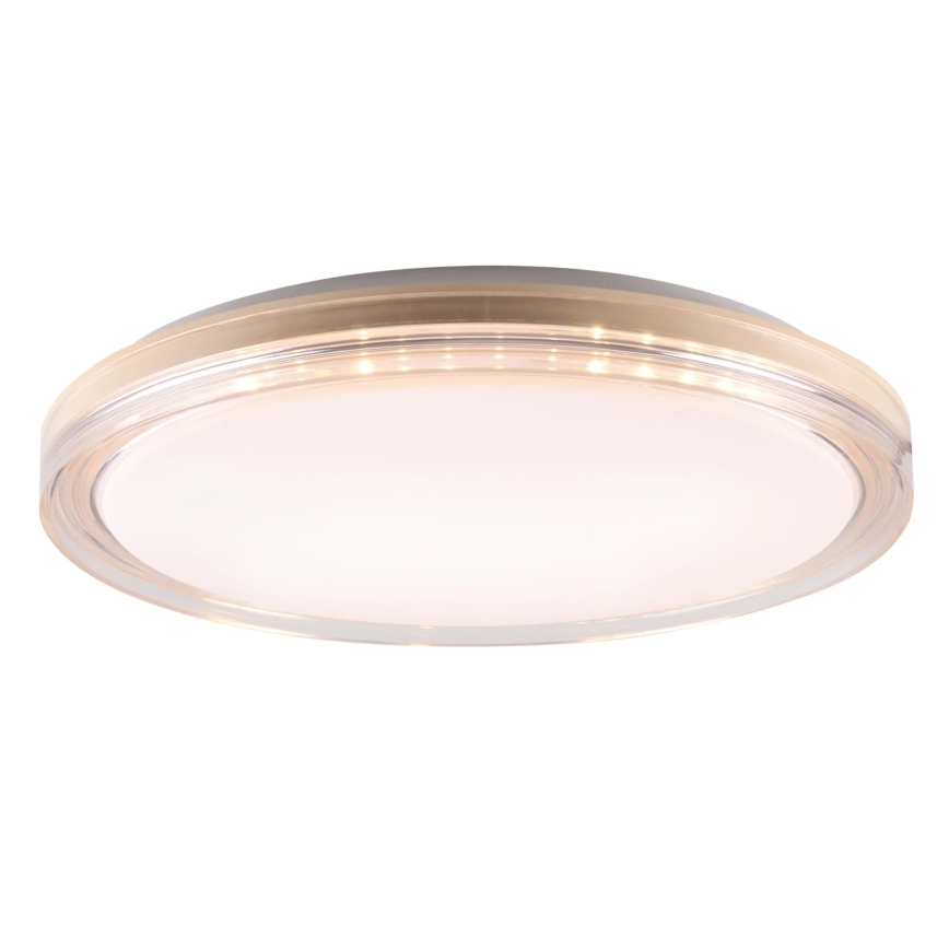 LED Stmívatelné koupelnové stropní svítidlo CASSANDRA LED/72W/230V pr. 49 cm 3000-6000K IP44 + dálkové ovládání