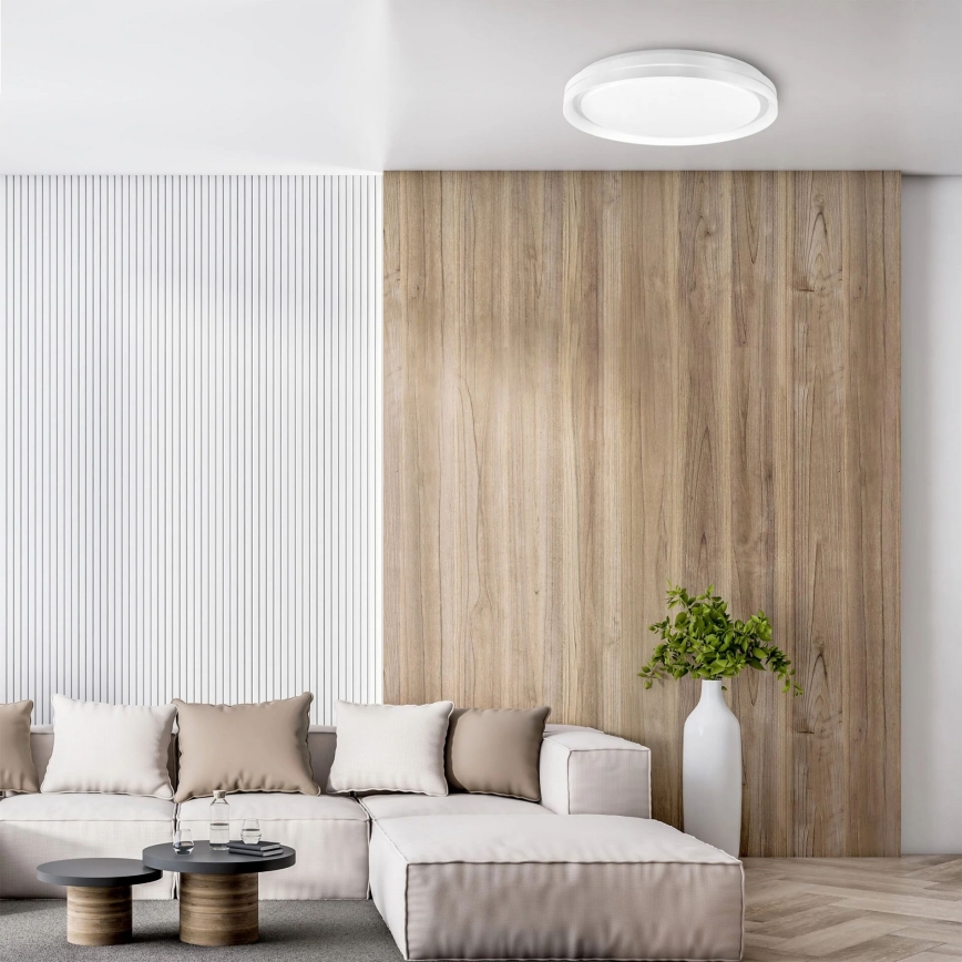 LED Stmívatelné koupelnové stropní svítidlo ELIZA LED/72W/230V pr. 48,5 cm 3000-6000K IP44 + dálkové ovládání