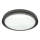 LED Stmívatelné koupelnové stropní svítidlo HALINA LED/48W/230V 3000-6000K pr. 38 cm IP44 černá + dálkové ovládání