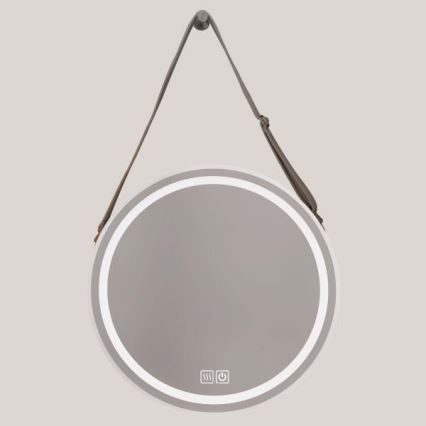 LED Stmívatelné koupelnové vyhřívané podsvícené zrcadlo LED/20W/230V 4000K IP44