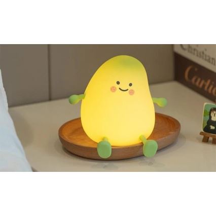 LED Stmívatelné nabíjecí dětské noční světlo LED/1W/5V 3000K 800 mAh mango