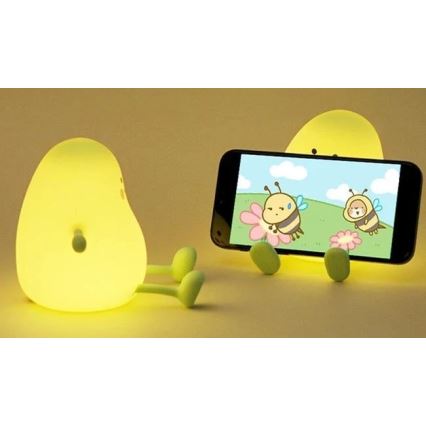 LED Stmívatelné nabíjecí dětské noční světlo LED/1W/5V 3000K 800 mAh mango