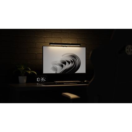 LED Stmívatelné osvětlení monitoru LEVANO LED/5W/5V 3000-6000K černá