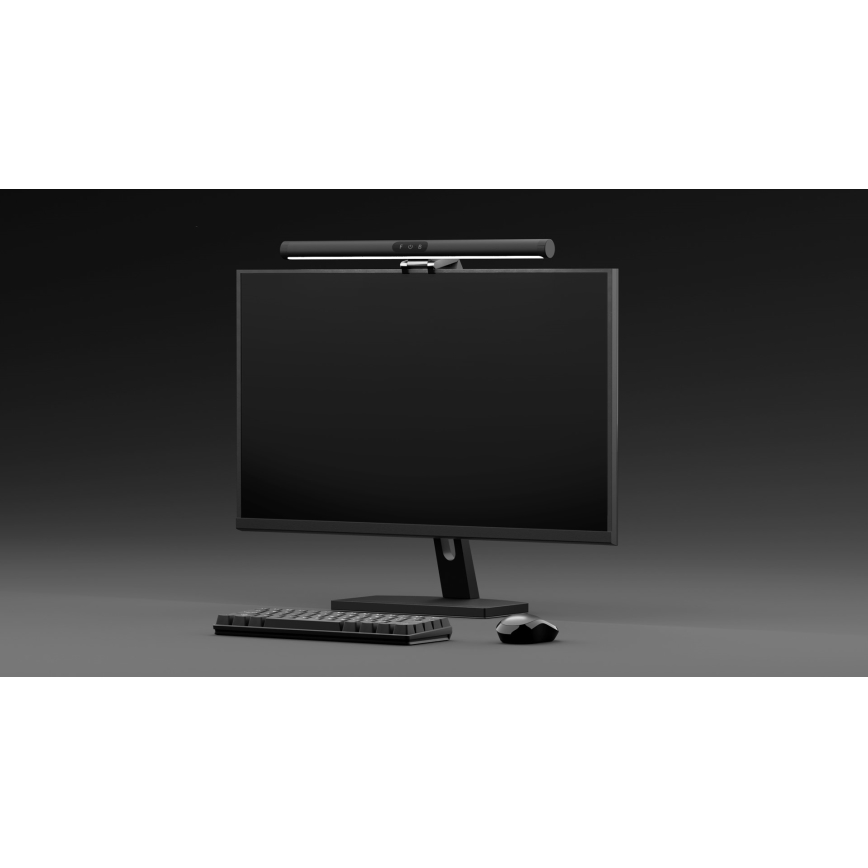 LED Stmívatelné osvětlení monitoru LEVANO LED/5W/5V 3000-6000K černá