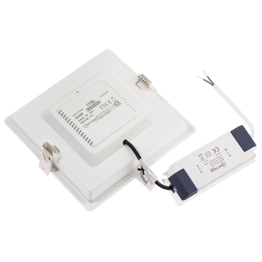 LED Stmívatelné podhledové svítidlo ALGINE LED/12W/230V Wi-Fi Tuya hranatý
