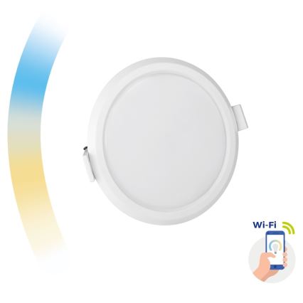 LED Stmívatelné podhledové svítidlo ALGINE LED/6W/230V Wi-Fi Tuya kulatý