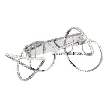 LED Stmívatelné stropní svítidlo ABRO LED/49W/230V lesklý chrom