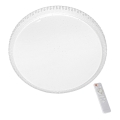 LED Stmívatelné stropní svítidlo CRUZ s dálkovým ovladačem 1xLED/66W/230V 3300lm