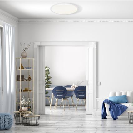 LED Stmívatelné stropní svítidlo CRUZ LED/40W/230V 2000lm + dálkové ovládání 