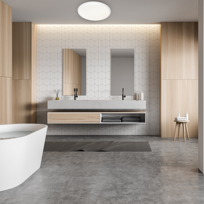 LED Stmívatelné stropní svítidlo CRUZ s dálkovým ovladačem LED/66W/230V 3300lm