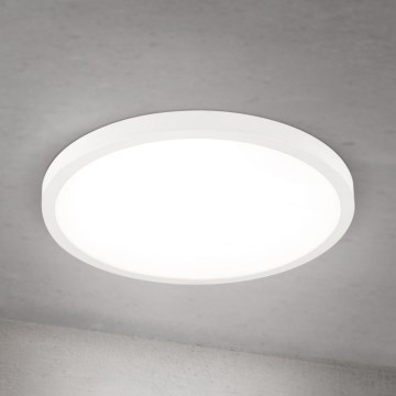 LED Stmívatelné stropní svítidlo DISC LED/30W/230V 2700/3000/4000K pr. 40 cm bílá