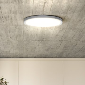 LED Stmívatelné stropní svítidlo ESTELA LED/36W/230V pr.30 cm bílá + dálkové ovládání