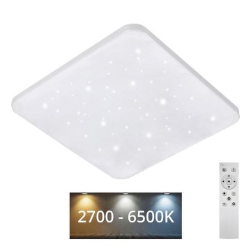 LED Stmívatelné stropní svítidlo FLORA LED/36W/230V 2700-6500K 43x43 cm + dálkové ovládání