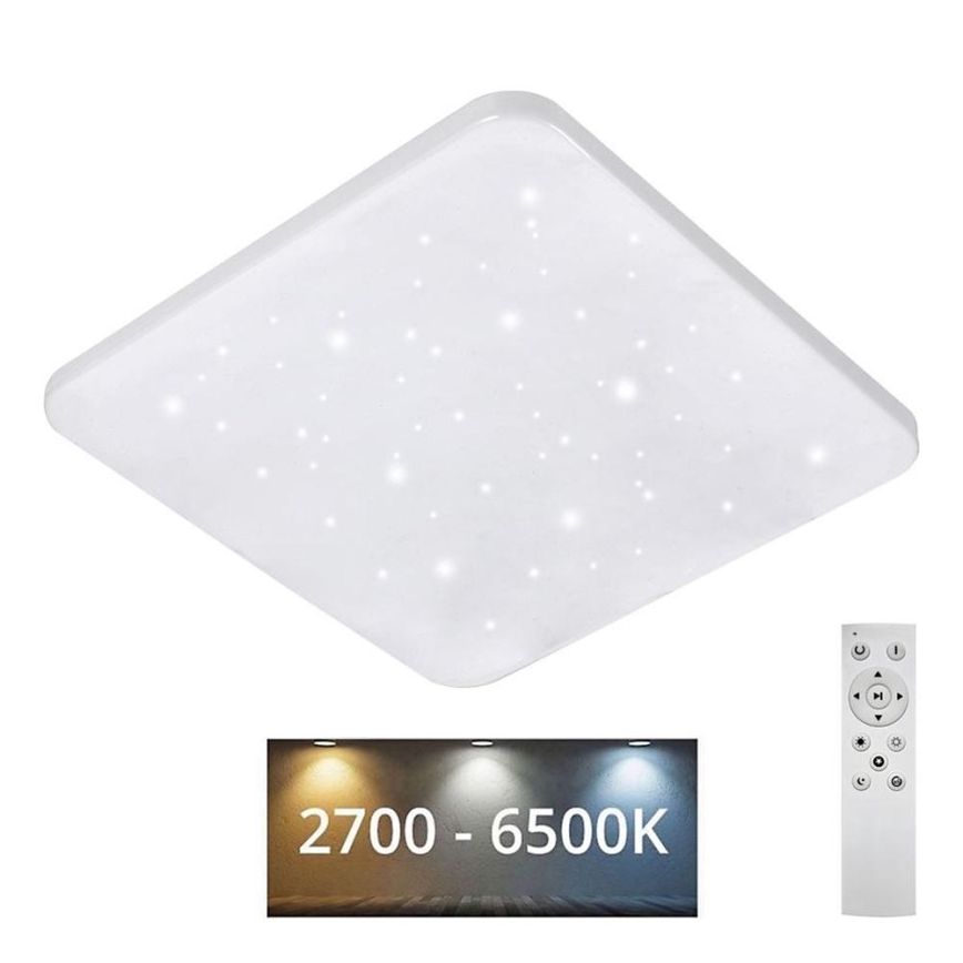 LED Stmívatelné stropní svítidlo FLORA LED/36W/230V 2700-6500K 43x43 cm + dálkové ovládání