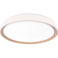 LED Stmívatelné stropní svítidlo ILVI LED/30W/230V 2700-6500K pr. 40 cm bílá/béžová + dálkové ovládání