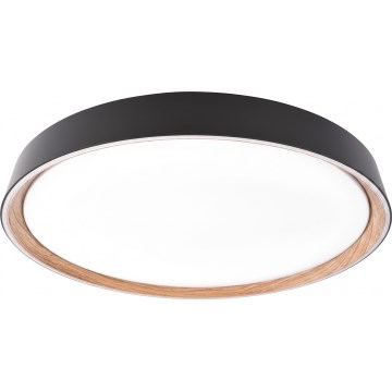 LED Stmívatelné stropní svítidlo ILVI LED/30W/230V 2700-6500K pr. 40 cm černá/béžová + dálkové ovládání