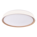LED Stmívatelné stropní svítidlo ILVI LED/45W/230V 2700-6500K pr. 50 cm bílá/béžová + dálkové ovládání