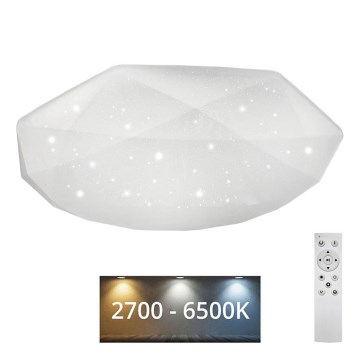 LED Stmívatelné stropní svítidlo INDUS LED/60W/230V 2700-6500K pr. 58 cm + dálkové ovládání