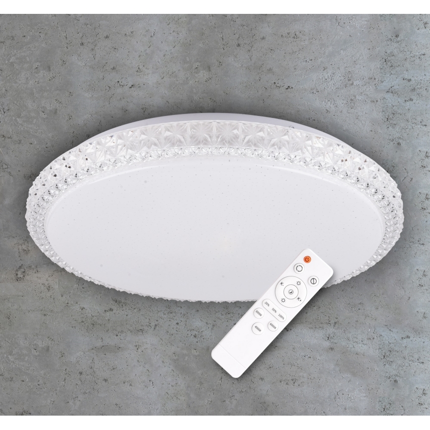 LED Stmívatelné stropní svítidlo IRINA LED/24W/230V s dálkovým ovladačem