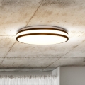 LED Stmívatelné stropní svítidlo LASKOS LED/48W/230V 3000-6500K černá + dálkové ovládání