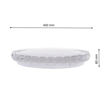 LED Stmívatelné stropní svítidlo LAYLA LED/26W/230V + dálkové ovládání