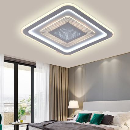 LED Stmívatelné stropní svítidlo LED/105W/230V 3000-6500K + dálkové ovládání